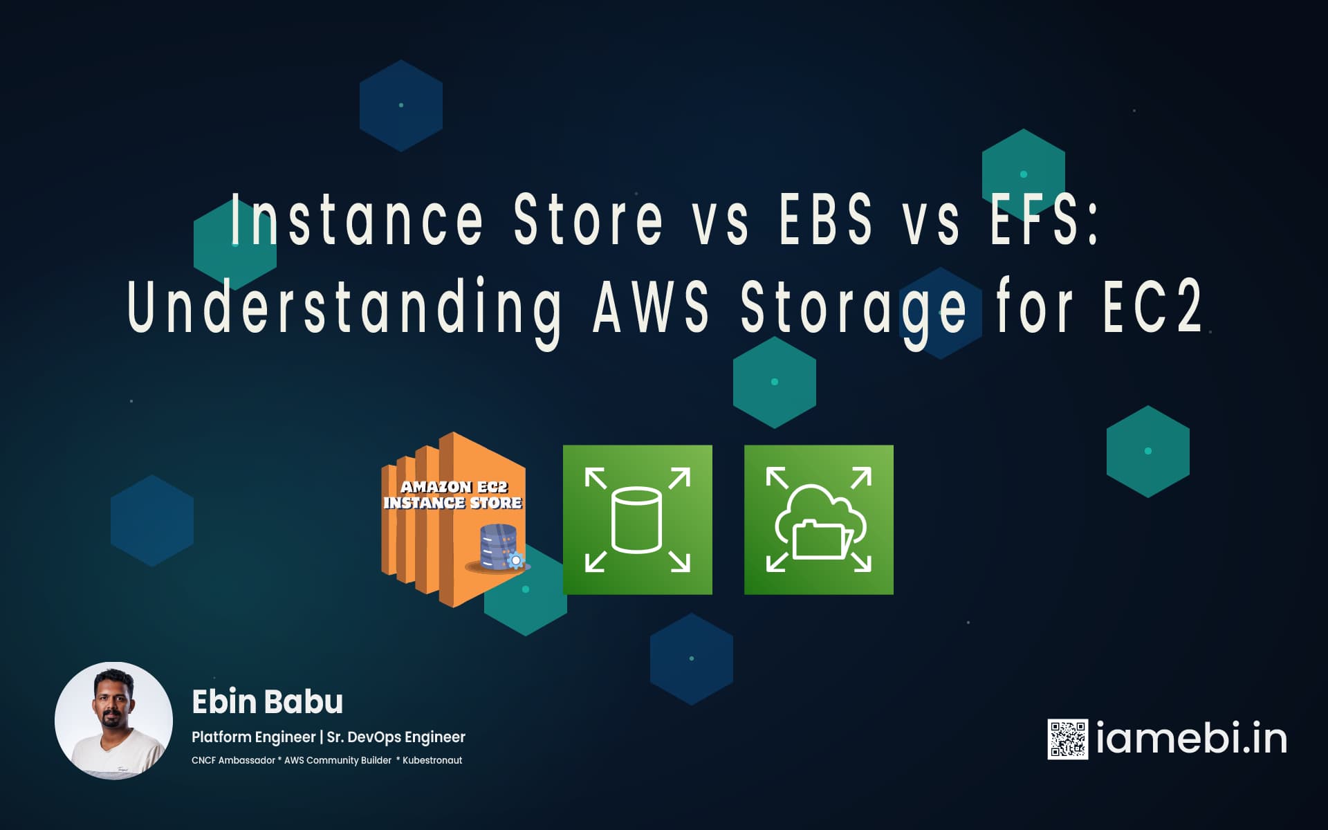 Instance Store vs EBS vs EFS: Understanding AWS Storage for EC2