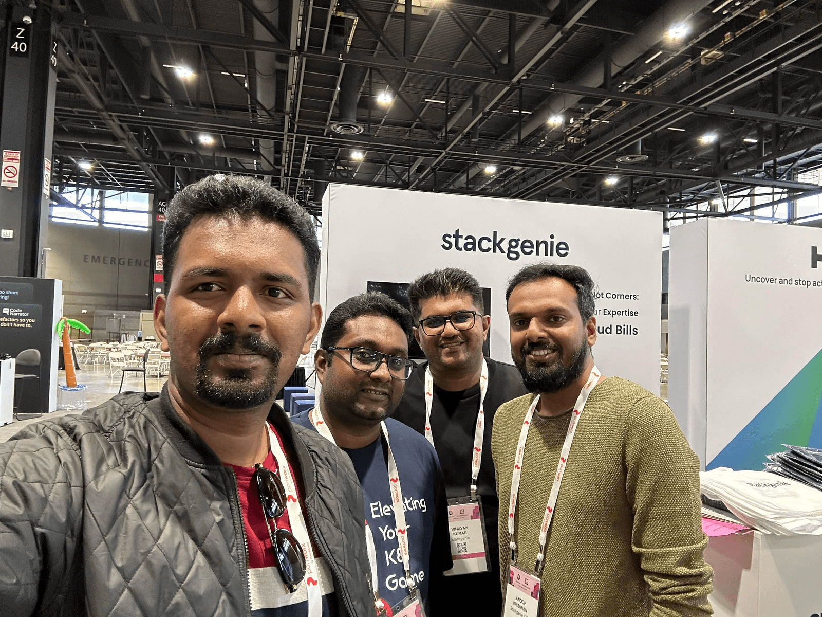 Stackgenie Booth at KubeCon 2023