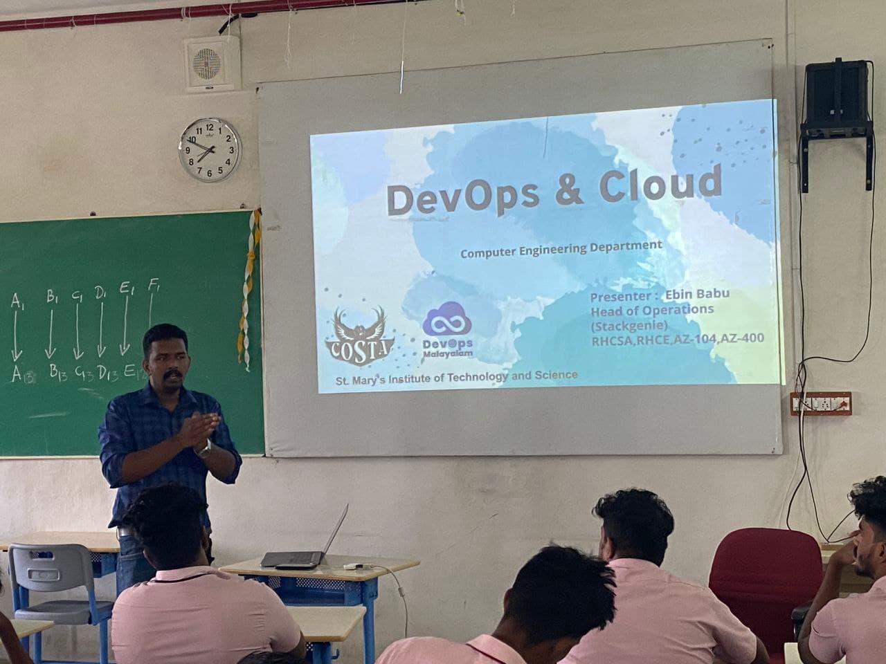 St.marys College workshop